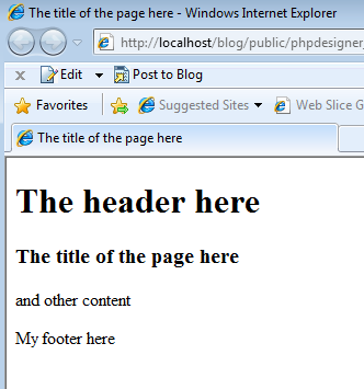 ZendWeaves Zend Layout