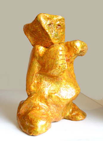 fighter (klei, acryl, 1984-2005)