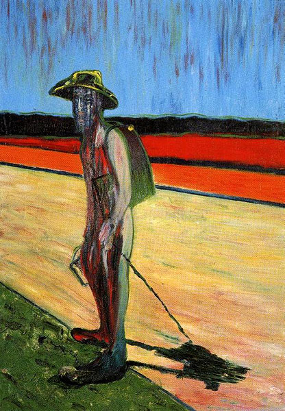 francis bacon, study for a portrait of Van Gogh V