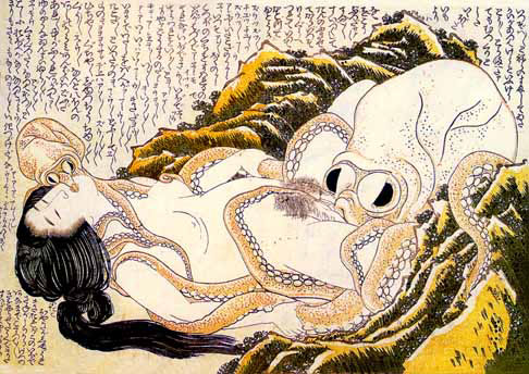 hokusai, dream of the fisherman's wife