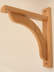 Oak Shelf Brackets