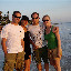 Sisters and brothers at sundown.