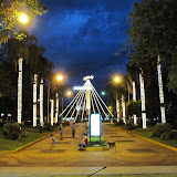 The main plaza in Encarnación