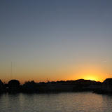 Early morning departure from the Buquebus terminal in Buenos Aires