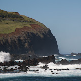 The edge of the dormant volcano - our destination of the day.
