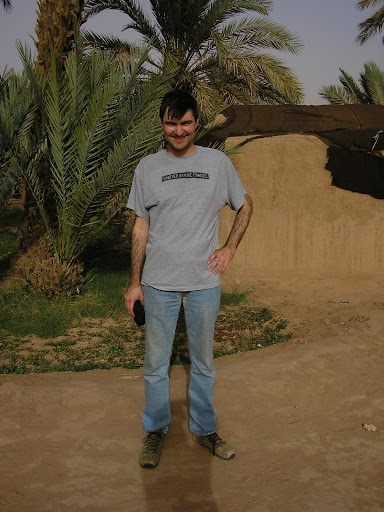 At our camp site (with showers!) in Ouled Driss