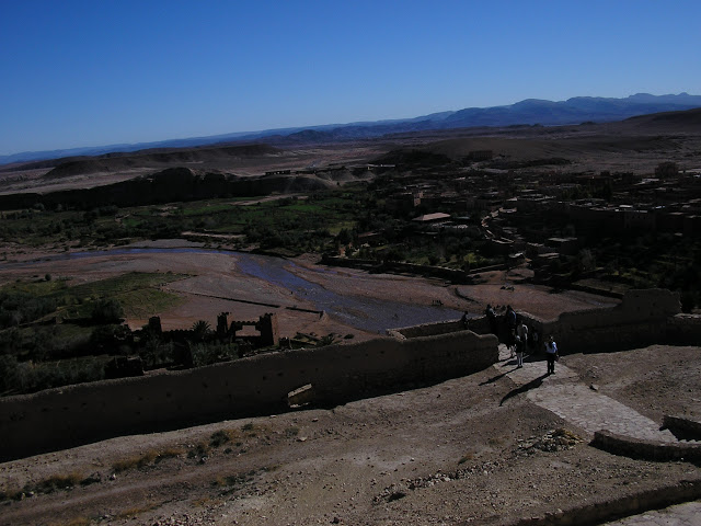 View from the top of the hill near Aït Benhaddou