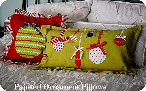 ornament pillow tutorial