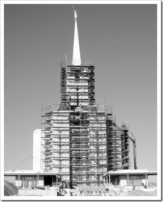 temple scaffolding -oquirrh mountain