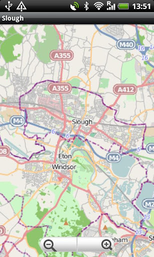 Slough UK Street Map