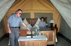 Das Zelt im Wolwedans Dune Camp Das Zelt im Wolwedans Dune Camp