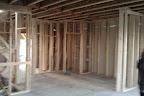 Looking into the kitchen