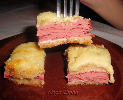 Croque de mortadela