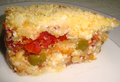 Torta de batata, ricota e tomate seco Torta de batata, ricota e tomate seco