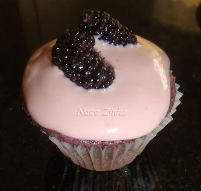 Cupcake de amora Cupcake de amora
