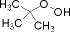 Agent oxydant: tert-butylhydroperoxyde (t-BuOOH) t-BuOOH