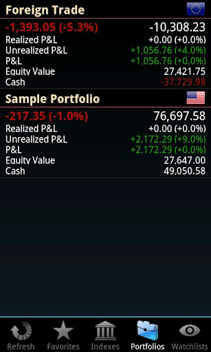 Portfolio mobile