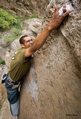 Escalando en Arico11