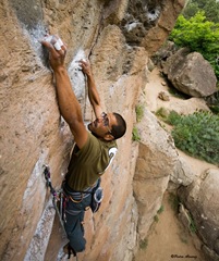 Escalando en Arico12