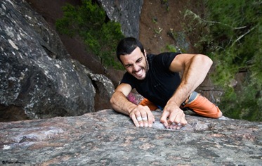 Escalando en Tamadaba