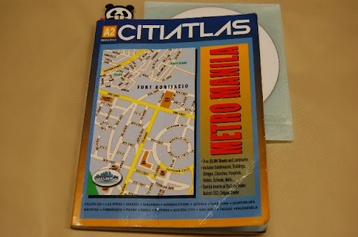 メトロマニラの地図帳 (表紙)CITIATLAS METRO MANILA