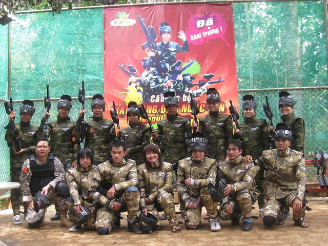 Thành lập clb bắn súng sơn " paintball"