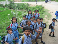 Seriously this kids like to have their picture taken, Hampi