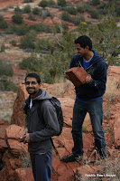 Throwing rocks! - Sedona, AZ