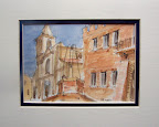 S. Angelo in Lizzola, Italy 5inx7in image in 8inx10in matte Original watercolor on 220g Hahnemuhle Rough paper