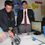 Estudiantes de 4º Medio E de la Escuela Industrial Las Nieves idearon este ingenioso Robot.