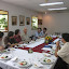 Almuerzo entre evaluadores del Congreso y el Decano de la Facultad de Educación Sr. Francisco Claro.