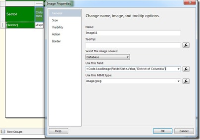 Adding image to column header