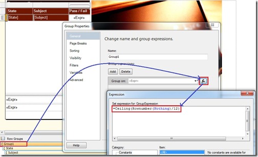 SSRS Limit rows in a page