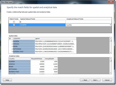 7 Specify match fields