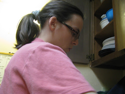 Concentrating hard