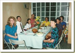 Thanksgiving Taiwan 1993 - the guests