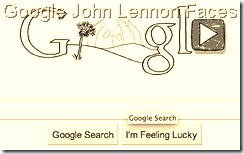 John Lennon Google Logo