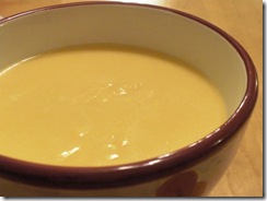 cheese sauce in bowl