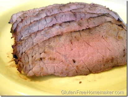 London broil cooked
