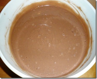 Chocolate cake dessert - pudding Chocolate cake dessert - pudding