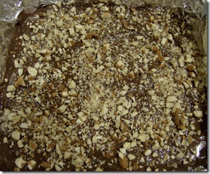 Toffee with Chocolate and Nuts Toffee with Chocolate and Nuts