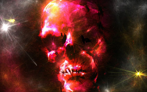 Calavera con Flame por Peter Blaskovic Calavera con Flame por Peter Blaskovic