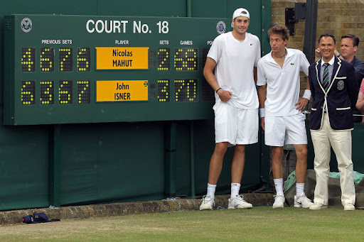 Los protagonistas del partido más largo de tenis.
