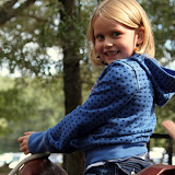Evie on a Horse