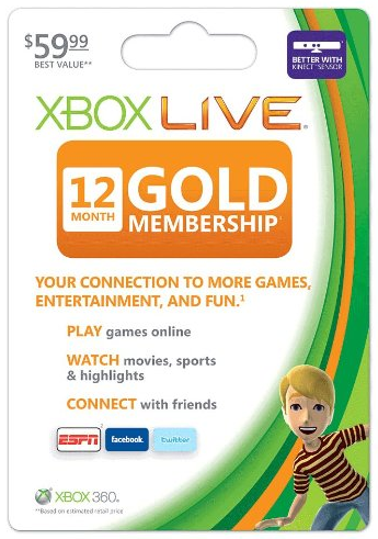 xbox live gold. Xbox Live Gold Deals