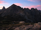 Larrabee and American Border peak on the left.