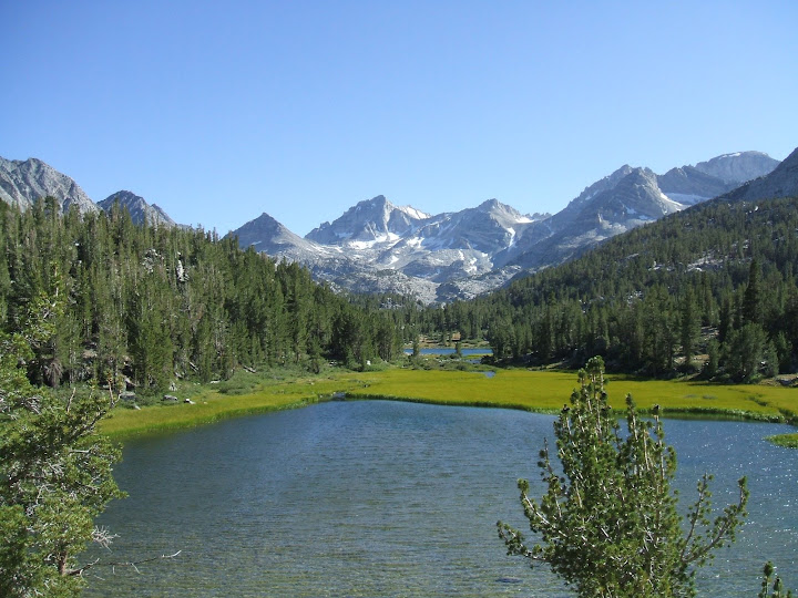 On the Mosquito Flats trail in the Sierras!