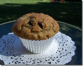 Banana, Chocolate Chip, Peanut Butter, Muffins 022