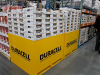 What I find a bit frightening is you see a bazillion of one product and think: all this is going to get bought. And this is only one store. My estimate is there could be 60,000 batteries in this display.