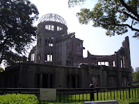 Hiroshimas Genbaku Dome, about 300m from Ground Zero.